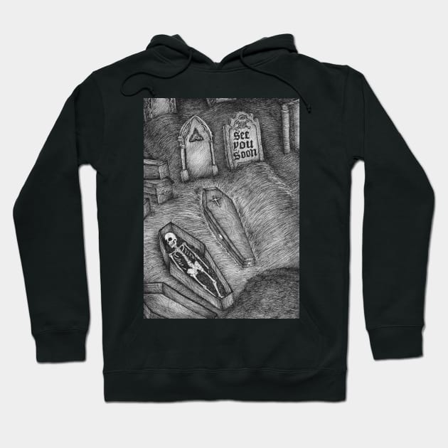 See You Soon - Pursue You To Death: Tudor zine Hoodie by alowerclass